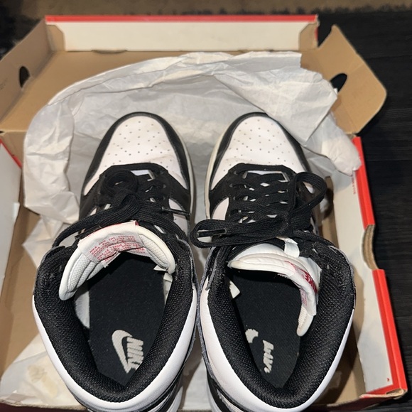 Nike Men's Black and White High-Top Sneakers. Nike Dunk High(Panda) - Picture 6 of 8